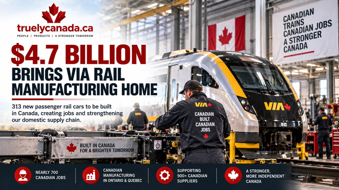 Passenger rail cars return to Canadian manufacturing