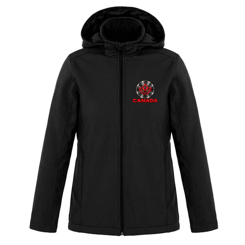 Women’s CANADA Insulated Softshell Jacket with Detachable Hood